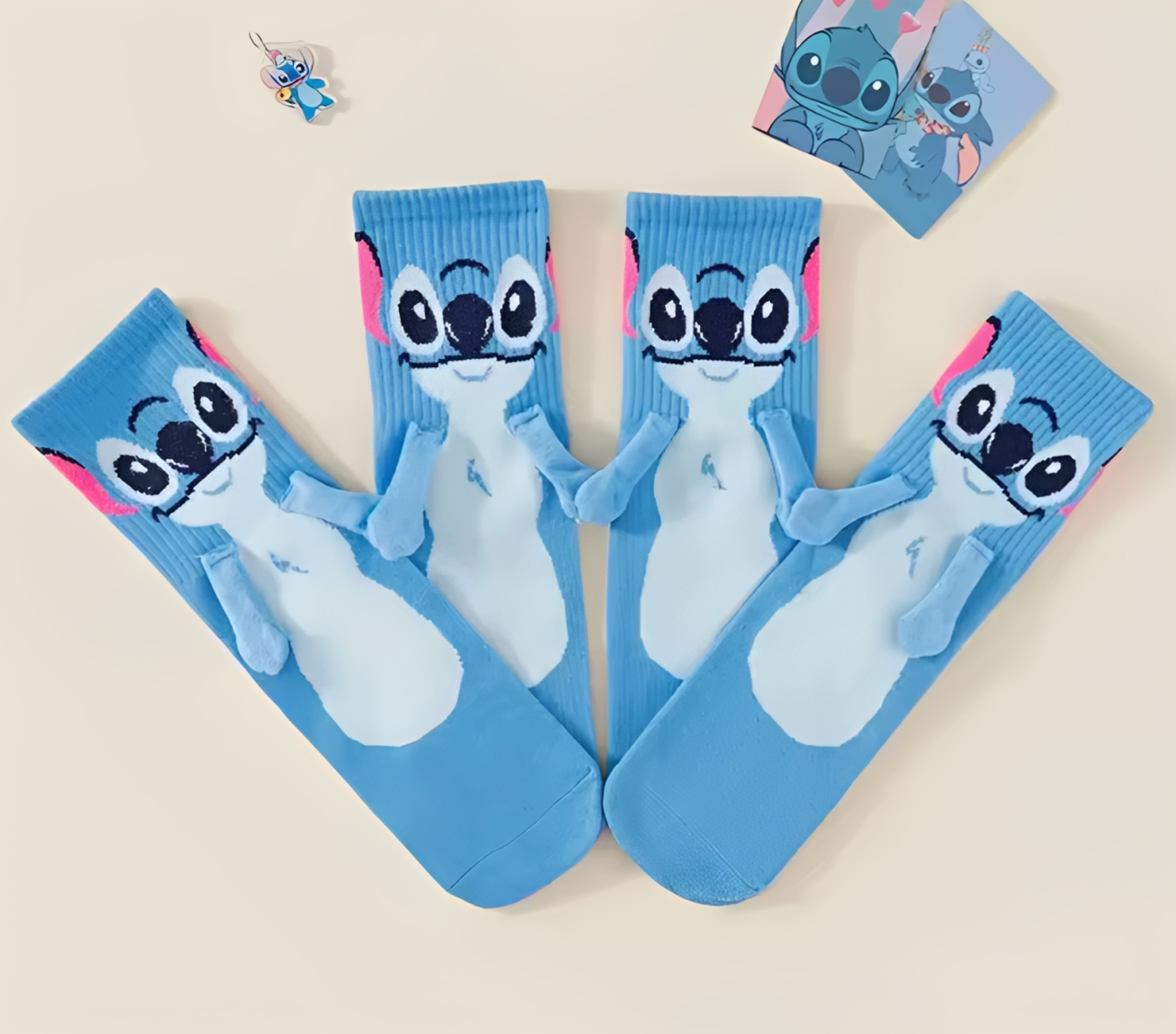 Stitch & Angel: Magnetic Couple Socks