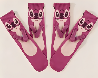 Stitch & Angel: Magnetic Couple Socks