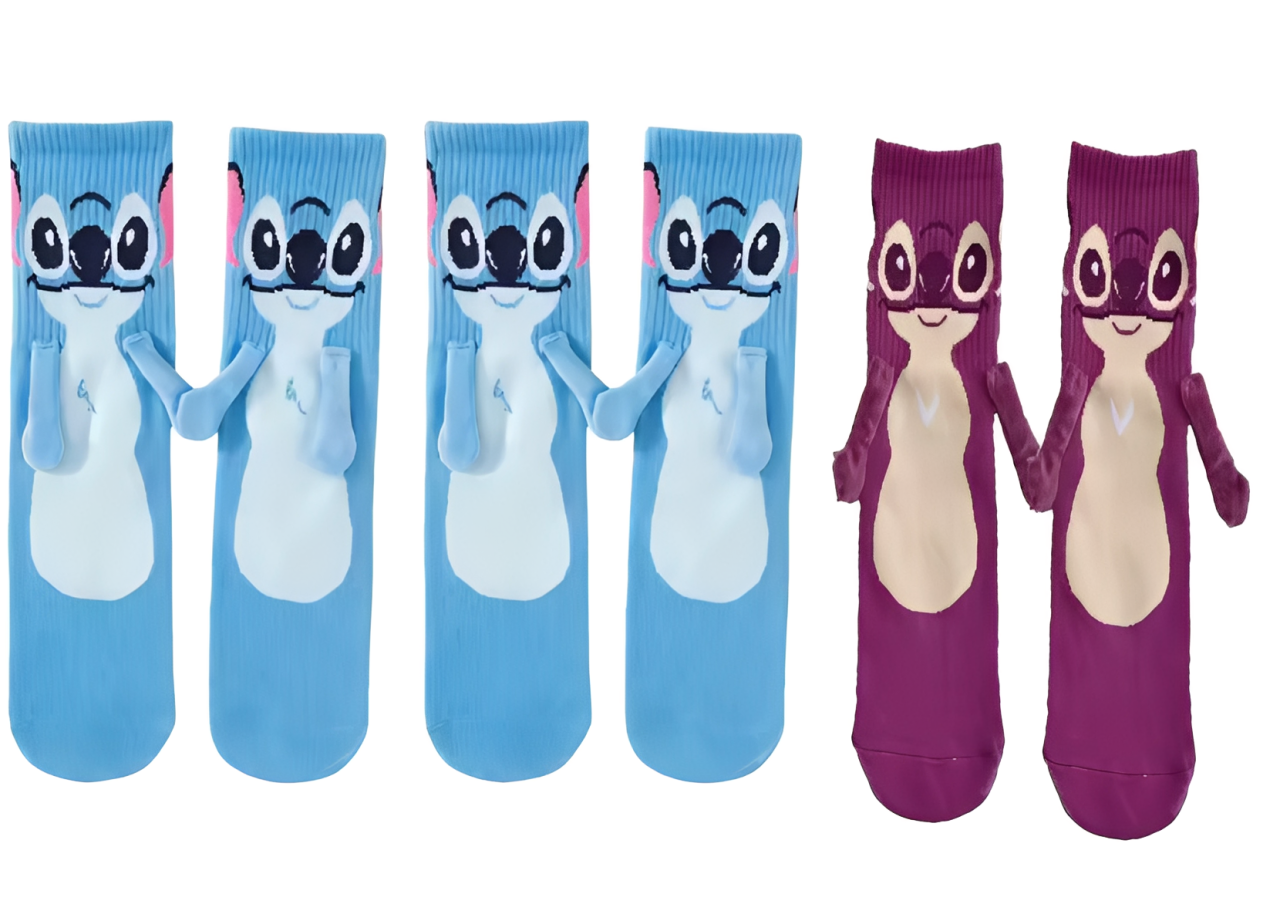 Stitch & Angel: Magnetic Couple Socks