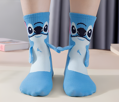 Stitch & Angel: Magnetic Couple Socks